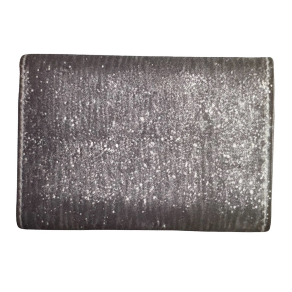 BALENCIAGA Silver/Gray Glitte Everyday Mini leather Wallet, EUC - Picture 4 of 17